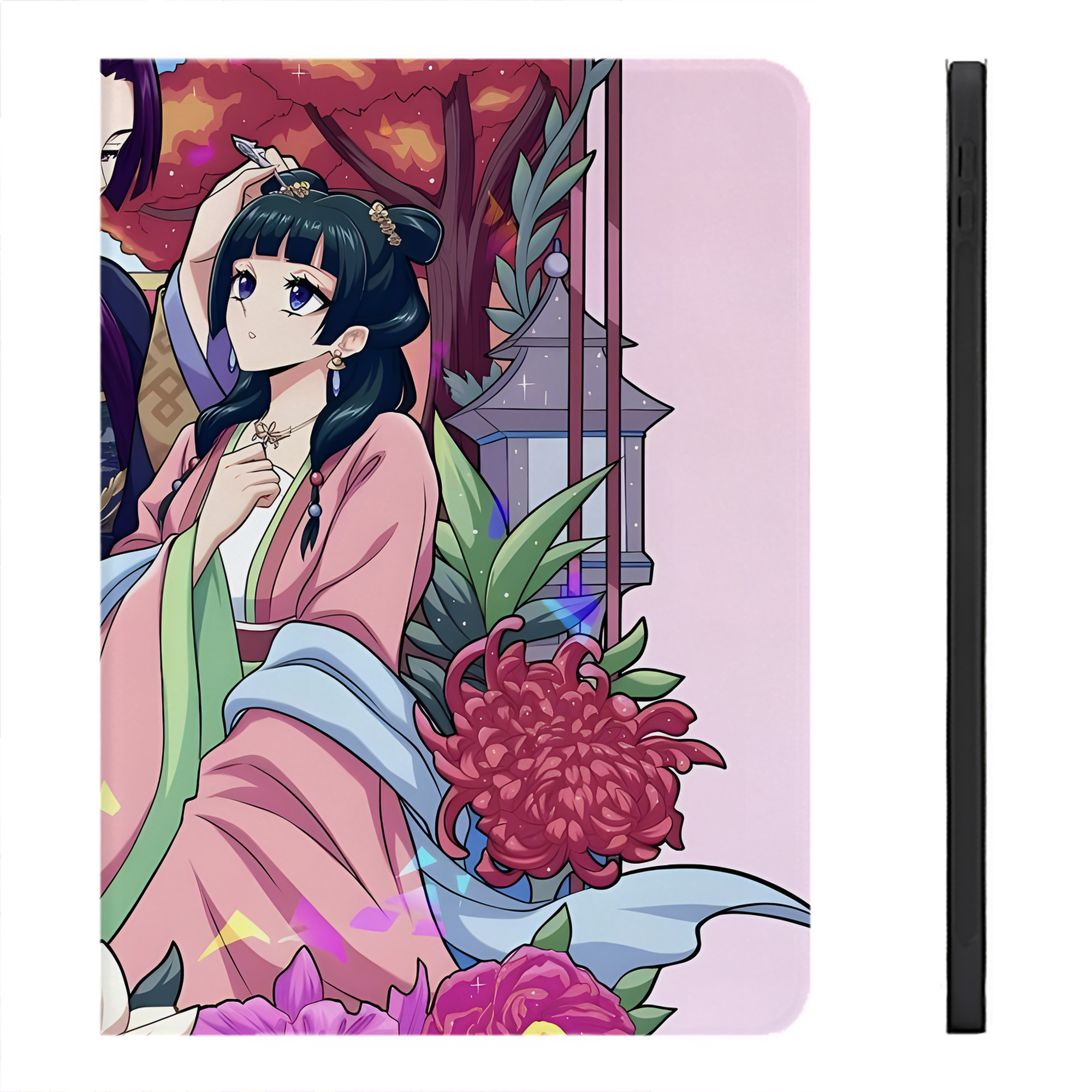 （画像用） 薬屋のひとりごと The Apothecary Diaries IPadケース ペンホルダー付き ブックスタイルデザイン